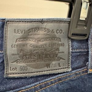 Levi's Men's Dark Blue Straight Jeans